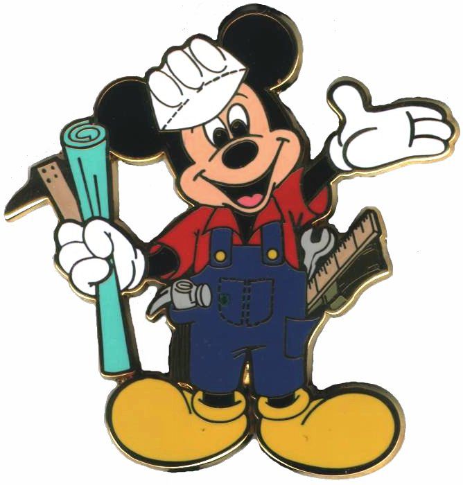 mickey mouse construction clipart - photo #5